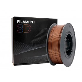 Filamento 3D PLA - Diametro 1.75mm - Bobina 1kg - Color Bronce