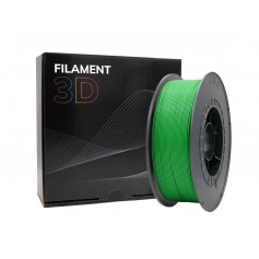 Filamento 3D PLA - Diametro 1.75mm - Bobina 1kg - Color Verde