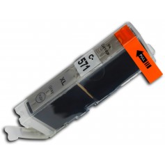 Canon CLI 571XL Gris cartucho sustituto, reemplaza al CLI571GR XL