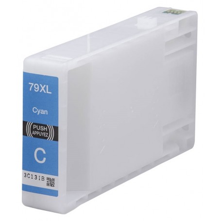 EPSON 79XL Cian cartucho compatible, reemplaza al T7892, T7902, T7912 de alta capacidad