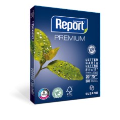 Paquete de 500 folios SUZANO REPORT PREMIUM